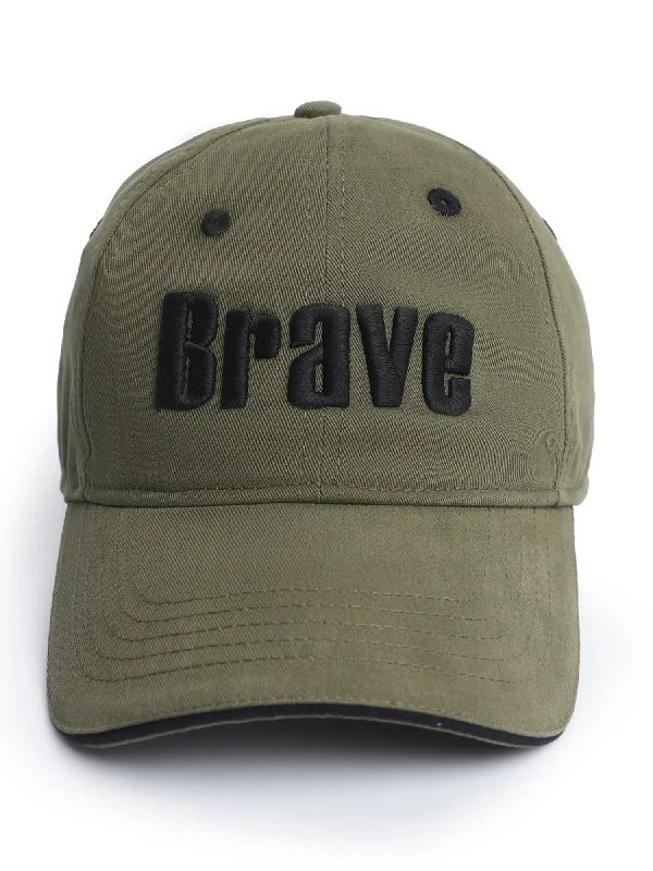 Unisex Green Fashion Single Side Cap