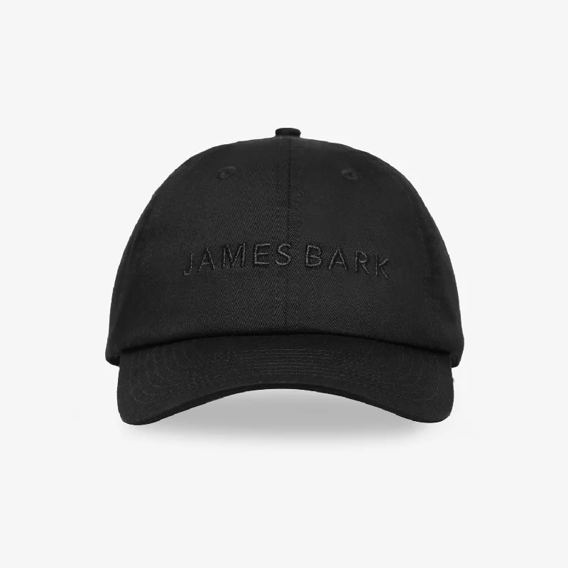 James Bark Classic Dad Cap in Black