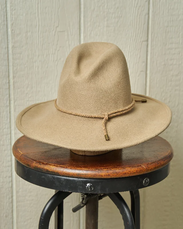 Ketchum Wool Felt Hat in Putty