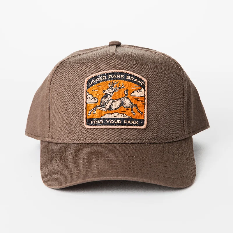 Flying Deer Patch Frame Cap