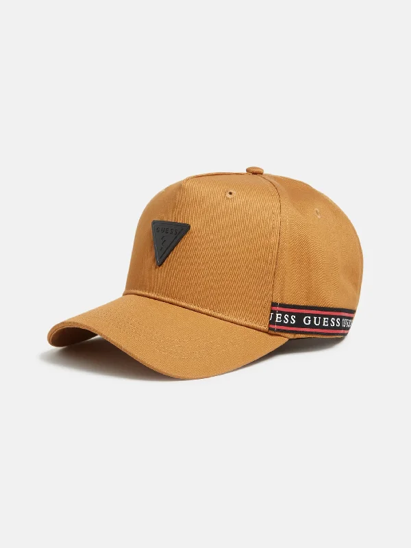 Logo Tape Canvas Baseball Hat