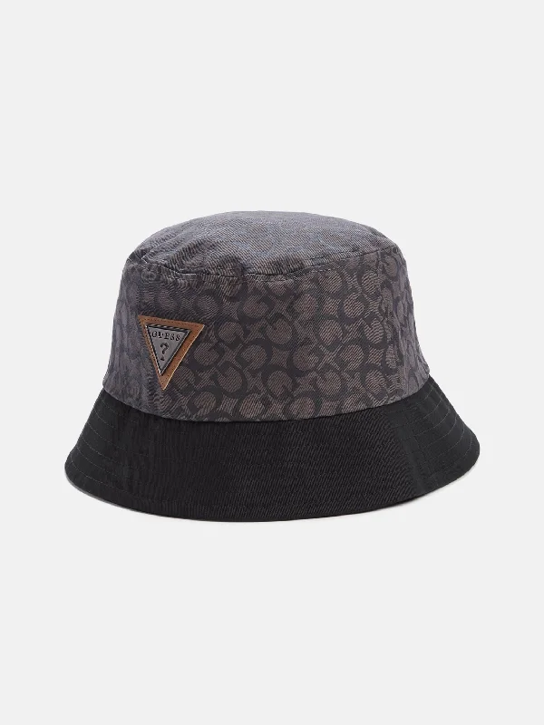 Metal Triangle Logo Bucket Hat