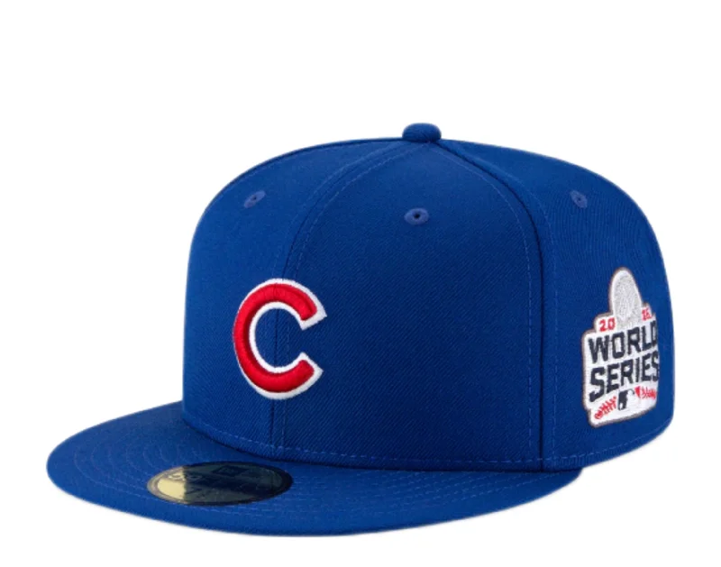 New Era 59Fifty MLB Chicago Cubs 2016 World Series Blue Fitted Hat 11941905