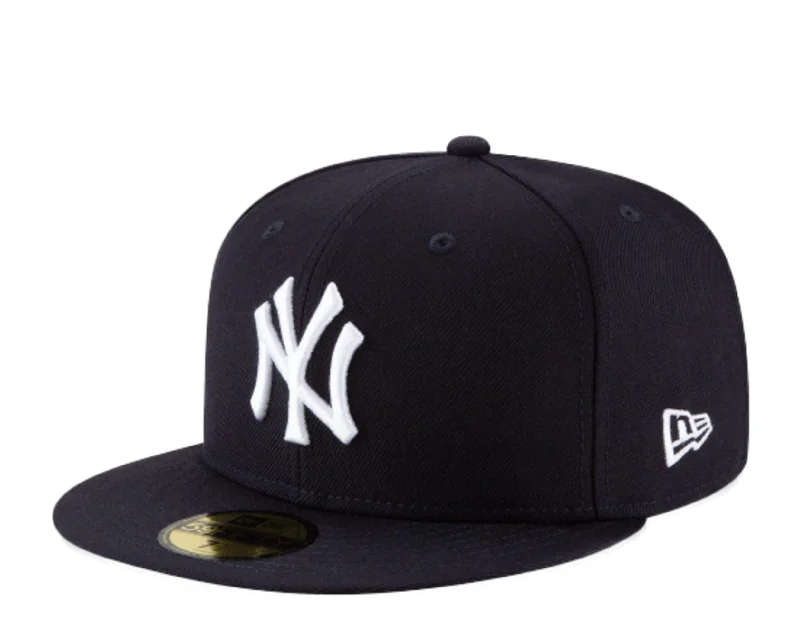 New Era 59Fifty MLB New York Yankees Wool Navy Blue Fitted Hat 11941906