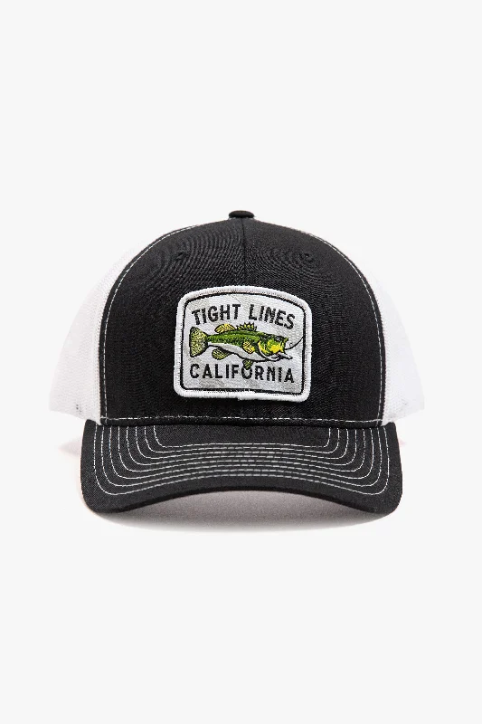 California Tight Lines Bass Fishing Trucker Hat