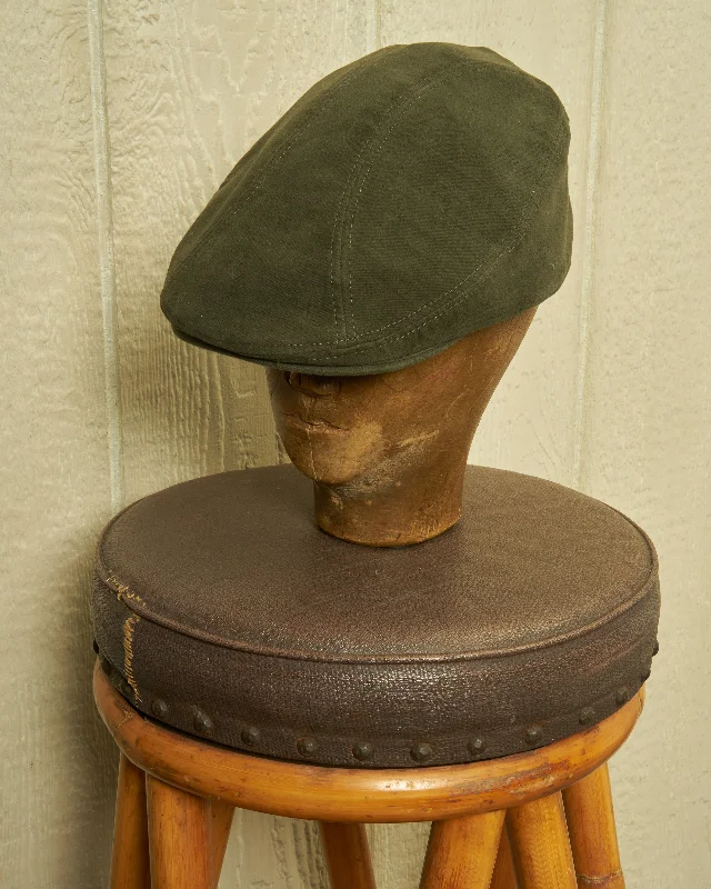 Touring Cap in Moss Moleskin