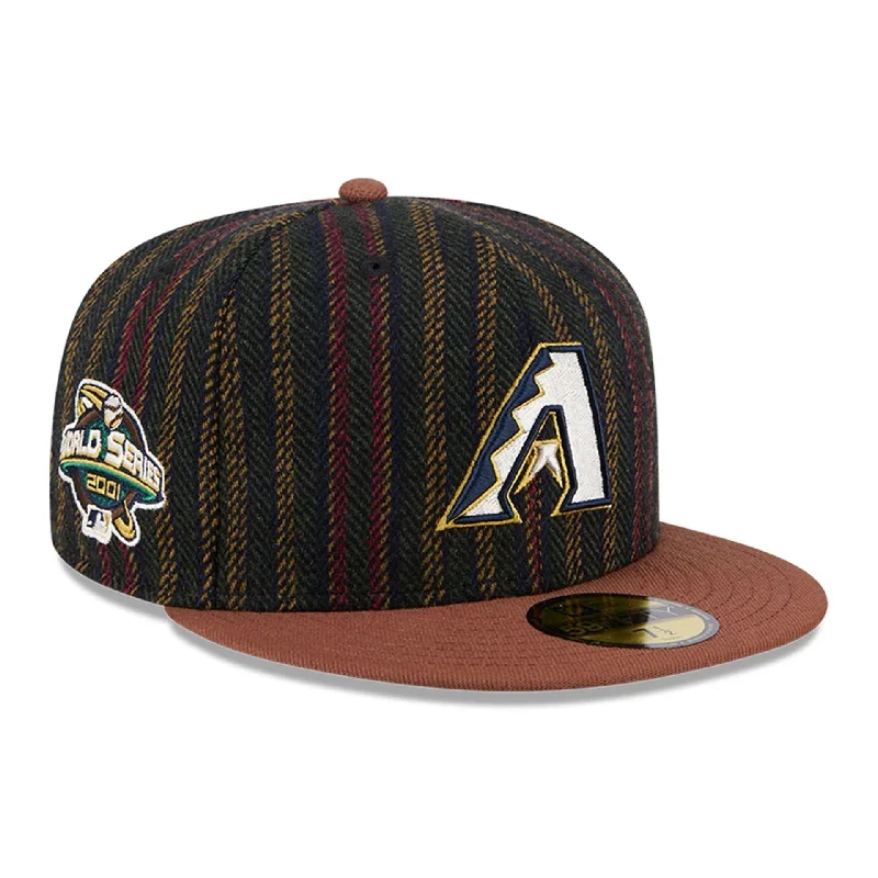 Arizona Diamondbacks Vintage Herringbone Dark Brown 59FIFTY Fitted Cap