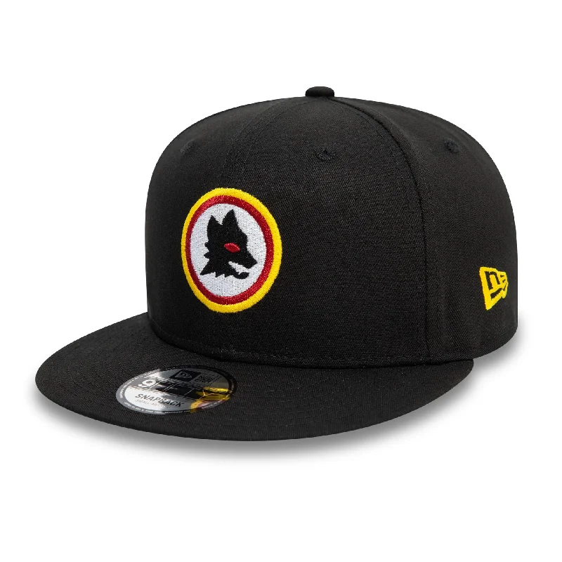 AS Roma Lupetto Black 9FIFTY Snapback Cap