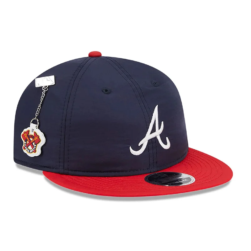 Atlanta Braves Team Colour Navy Retro Crown 9FIFTY Clipback Cap