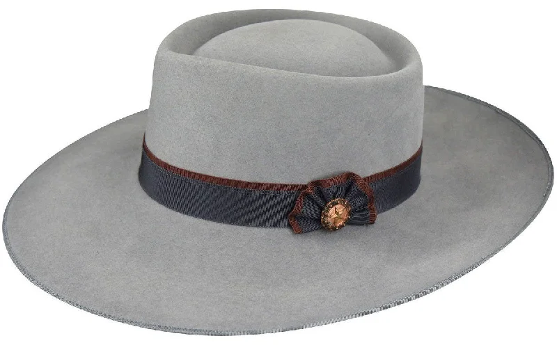 Bailey Hat Company Gun Metal Cowpuncher Felt