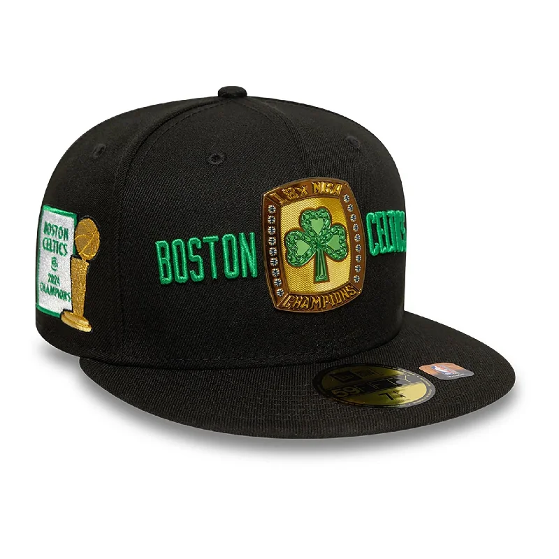 Boston Celtics 18X Champions Black 59FIFTY Fitted Cap