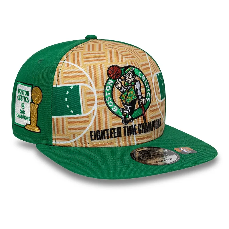 Boston Celtics 18X Champions Green 9FIFTY A-Frame Snapback Cap