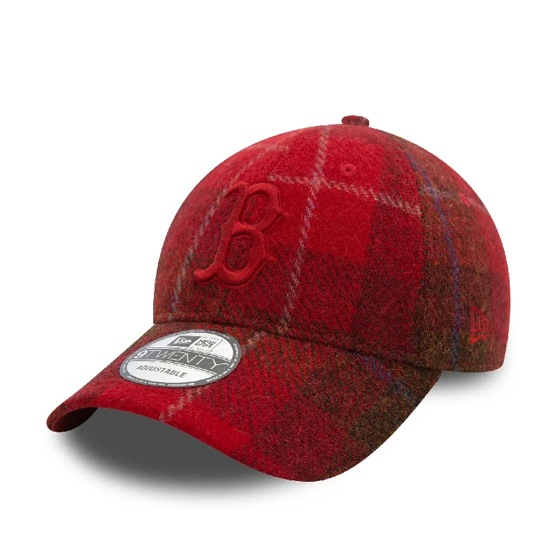 Boston Red Sox Image Harris Tweed® Dark Red 9TWENTY Adjustable Cap