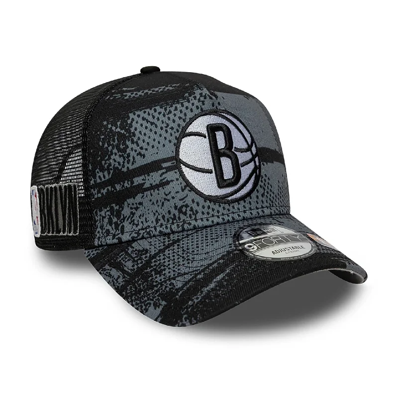 Brooklyn Nets NBA Tip Off Charcoal 9FORTY A-Frame Adjustable Cap