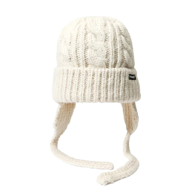 EARFLAP BEANIE IVORY