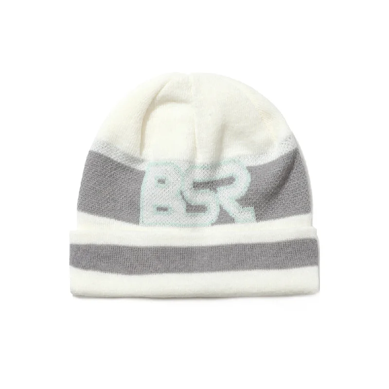 BSR LINE BEANIE WHITE