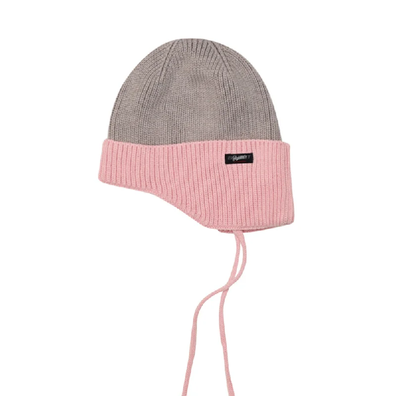 NEWTRO EARFLAP BEANIE PINK