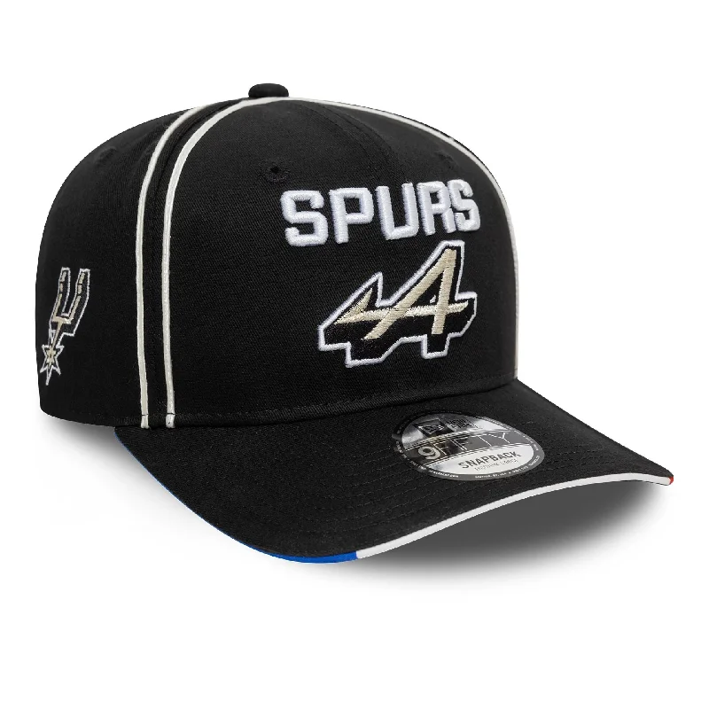 BTW Alpine F1 Racing x San Antonio Spurs Black 9FIFTY Snapback Cap