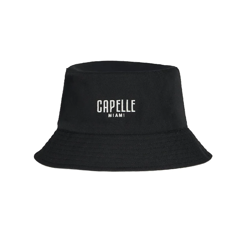 Reversible Bucket Hat- Black/Gray