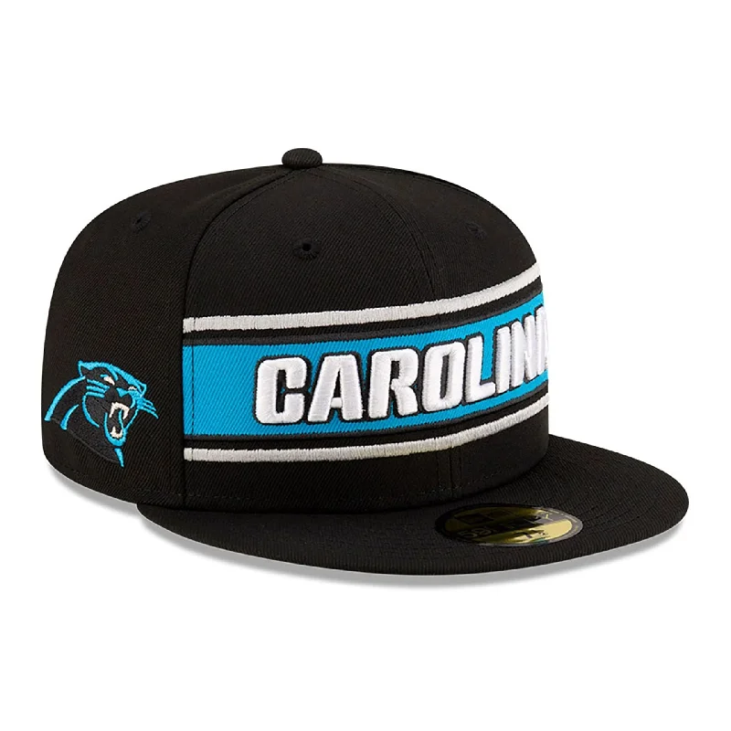 Carolina Panthers NFL Sideline 2024 Black 59FIFTY Fitted Cap