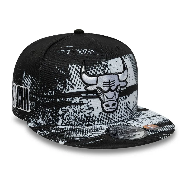 Chicago Bulls NBA Tip Off Black 9FIFTY Snapback Cap