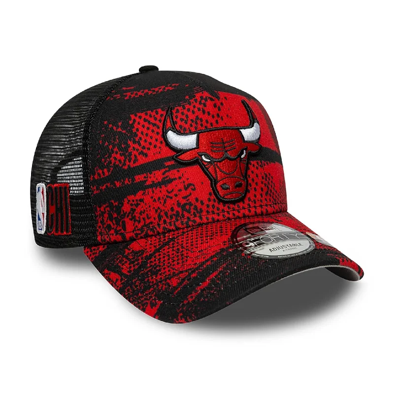 Chicago Bulls NBA Tip Off Black 9FORTY A-Frame Adjustable Cap