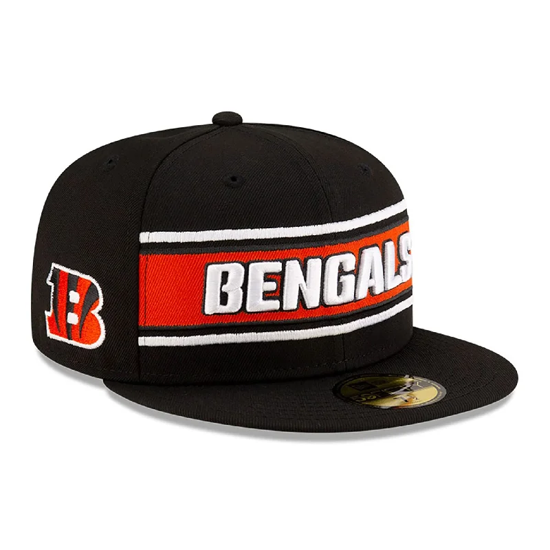 Cincinnati Bengals NFL Sideline 2024 Black 59FIFTY Fitted Cap