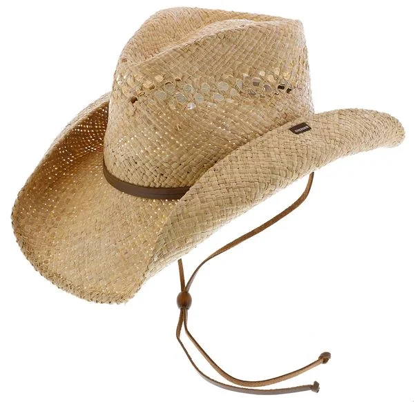 Stetson Bridger Vented Raffia Straw Cowboy Hat