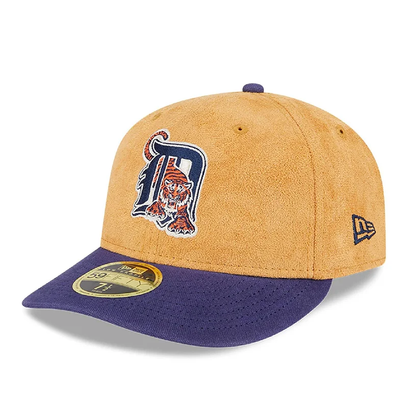 Detroit Tigers Tan Texture Beige Low Profile 59FIFTY Fitted Cap