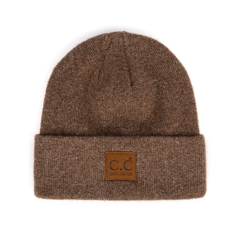 Eden Classic CC Beanie, Heather Cacao