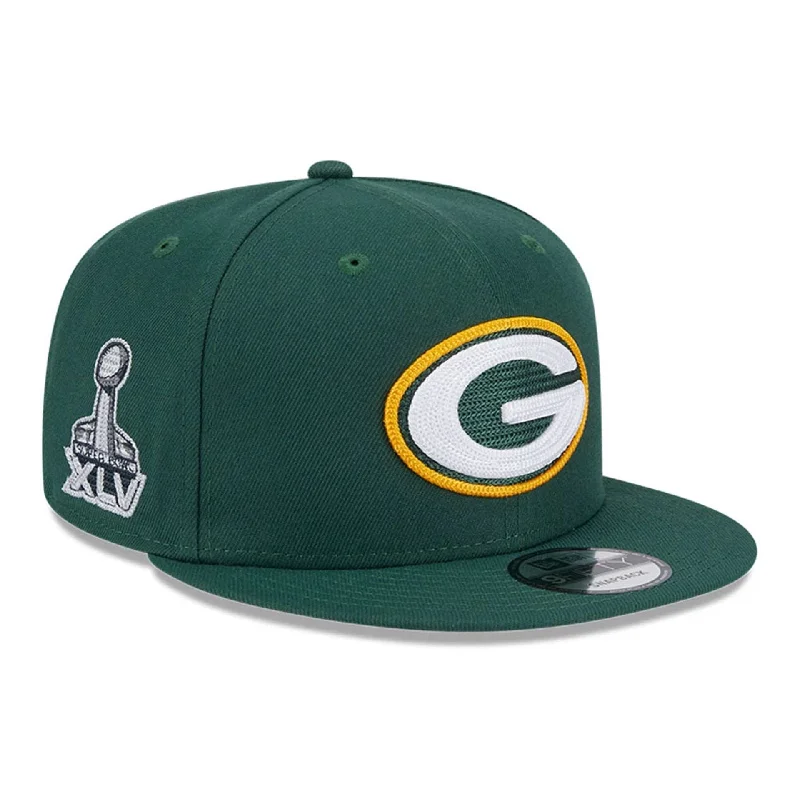 Green Bay Packers NFL x Alpha Industries Dark Green 9FIFTY Snapback Adjustable Cap