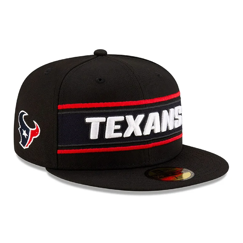 Houston Texans NFL Sideline 2024 Black 59FIFTY Fitted Cap