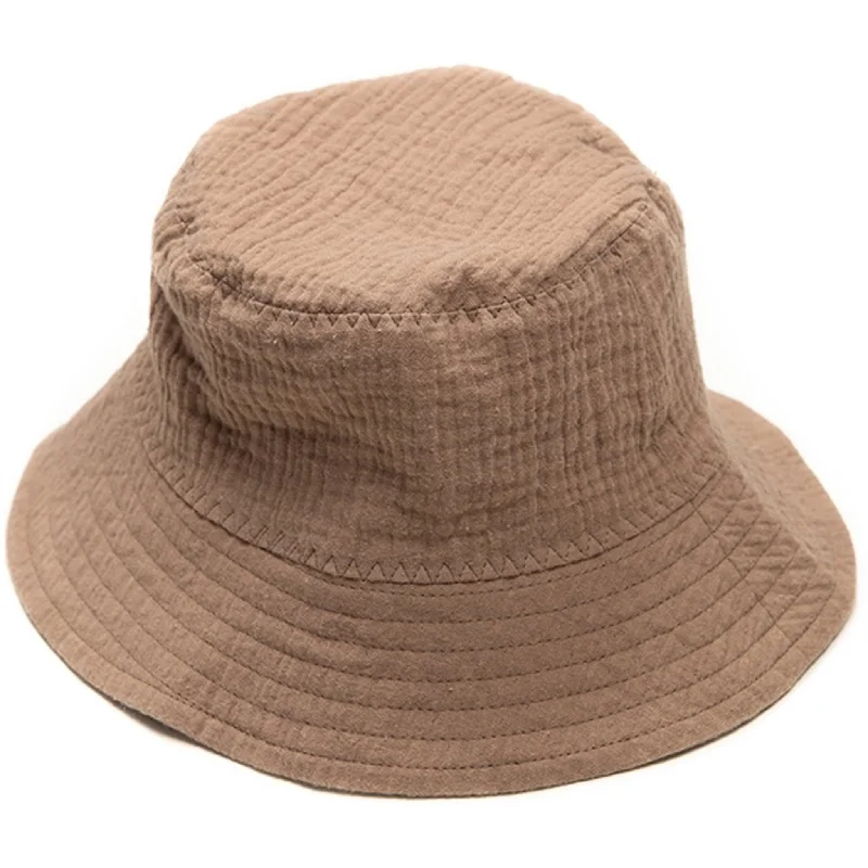 Huttelihut Festival Bucket Hat Muslin Nougat