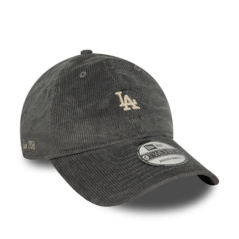 LA Dodgers Cord Dark Grey 9TWENTY Adjustable Cap