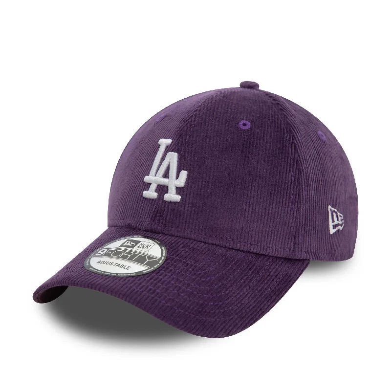 LA Dodgers Cord Dark Purple 9FORTY Adjustable Cap