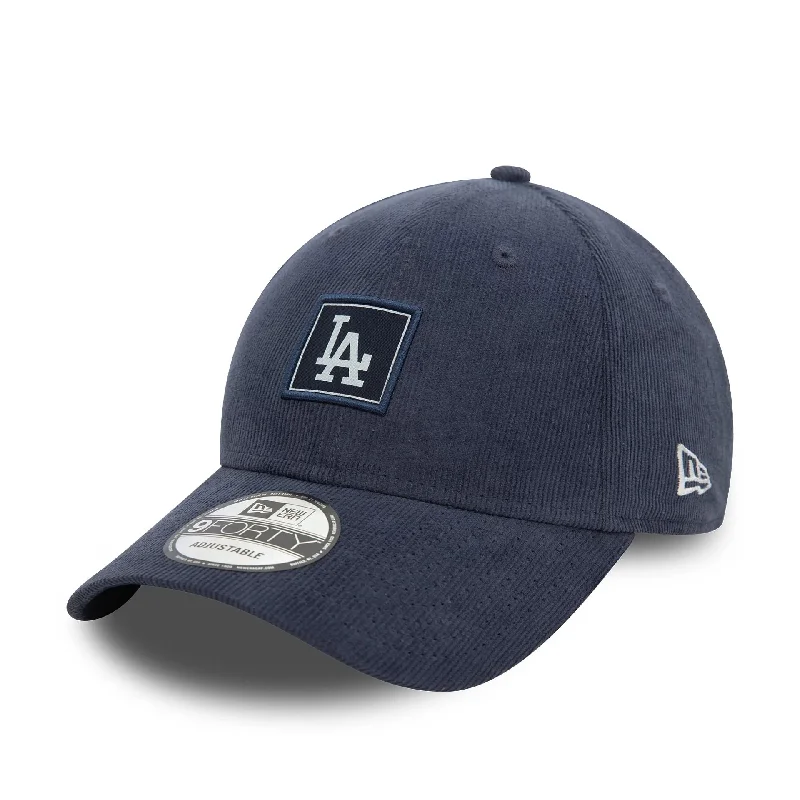 LA Dodgers Cord Patch Dark Blue 9FORTY Adjustable Cap