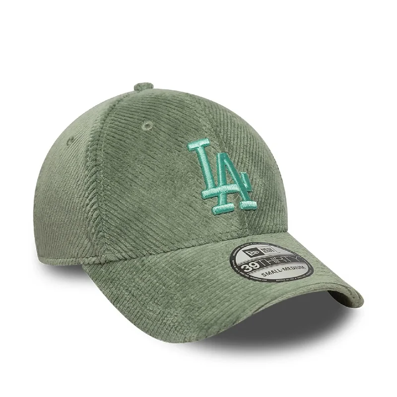 LA Dodgers MLB Cord Pastel Green 39THIRTY Stretch Fit Cap