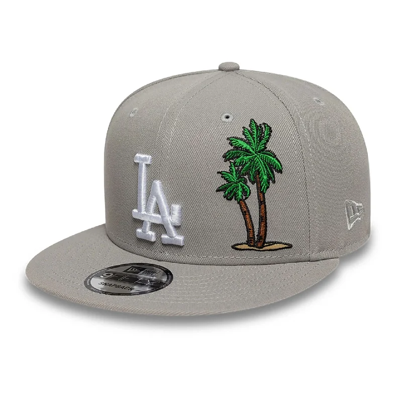 LA Dodgers Palm Tree Grey 9FIFTY Snapback Cap