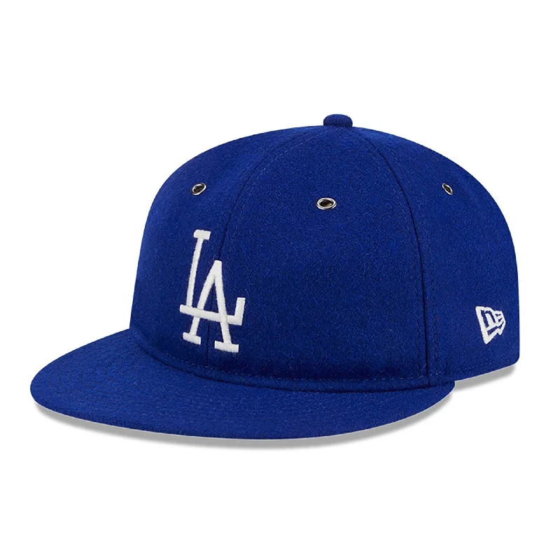 LA Dodgers Wool Dark Blue Retro Crown 59FIFTY Fitted Cap