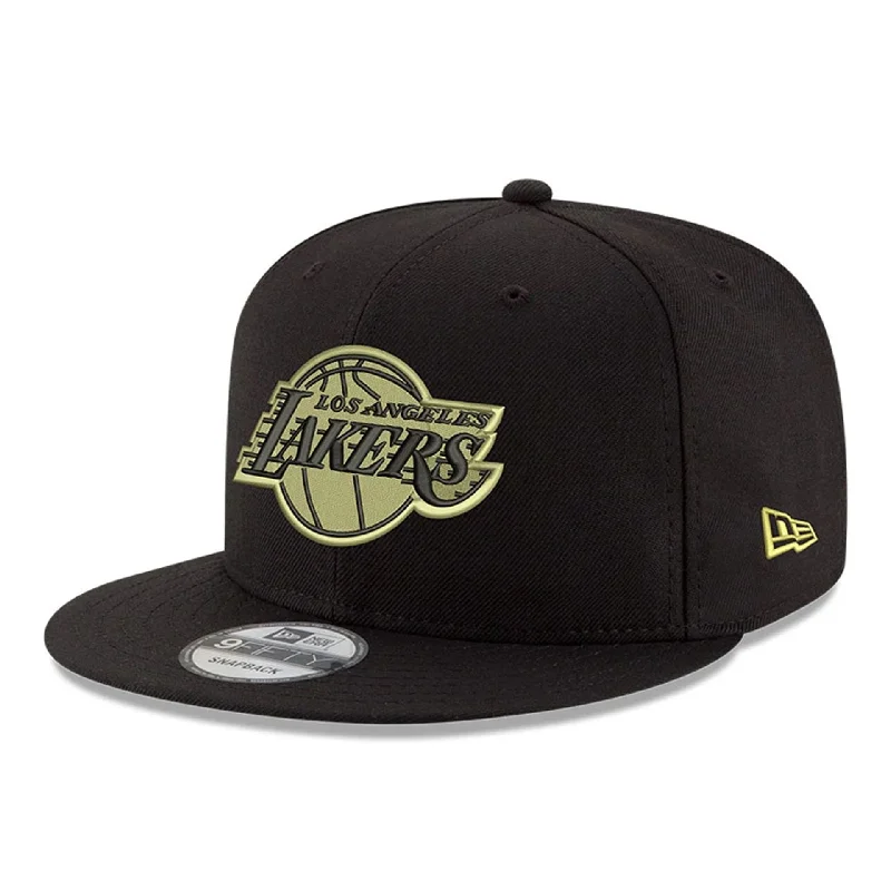 LA Lakers Black Gold Black 9FIFTY Snapback Cap