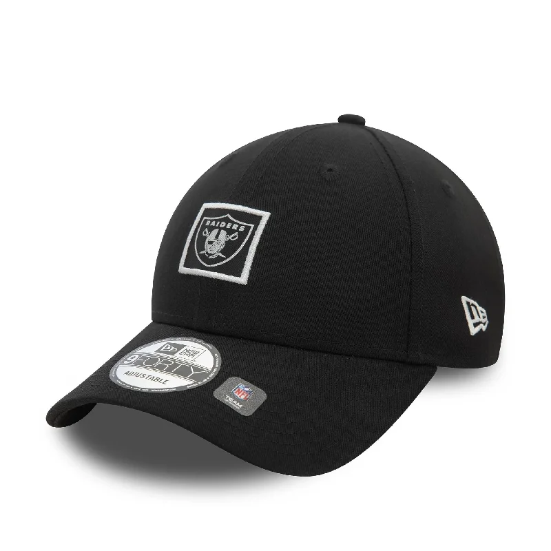 Las Vegas Raiders Metallic Patch Black 9FORTY Adjustable Cap