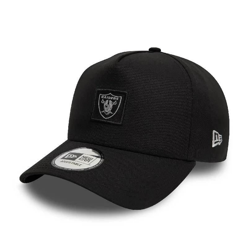 Las Vegas Raiders Metallic Patch Black 9FORTY E-Frame Adjustable Cap