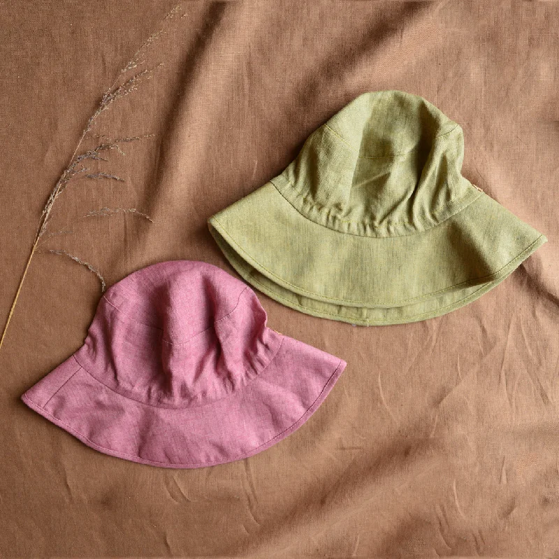 Linen Wide Brim Hat (Child-Youth)