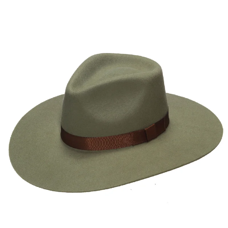 Twister Ladies Olive Fedora Hat