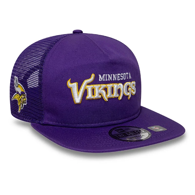 Minnesota Vikings NFL International Series Games 2024 Purple Golfer Adjustable Cap