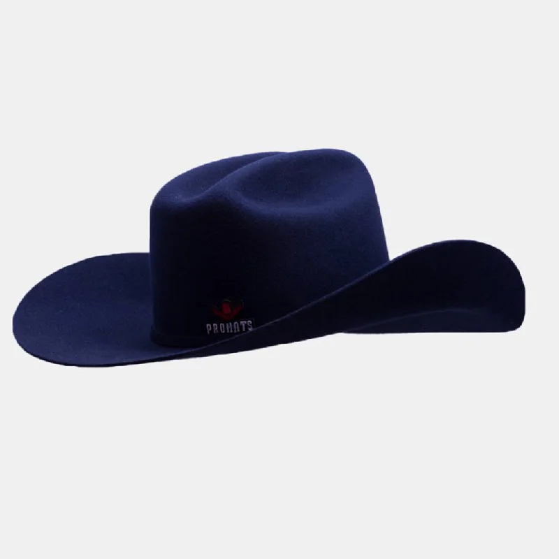 Pro Hats Navy Pre-Crease Felt Hat