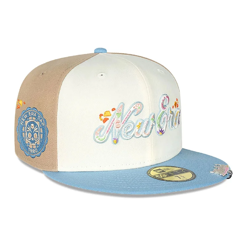 New Era Day Of The Dead White 59FIFTY Fitted Cap