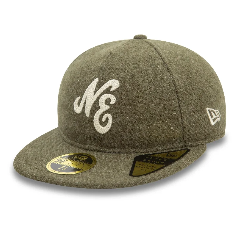 New Era Image Harris Tweed® Dark Green Retro Crown 59FIFTY Fitted Cap