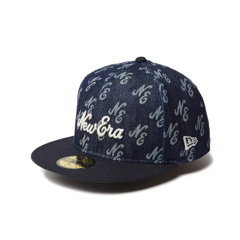 New Era Japan Laser Burn Out Navy 59FIFTY Fitted Cap