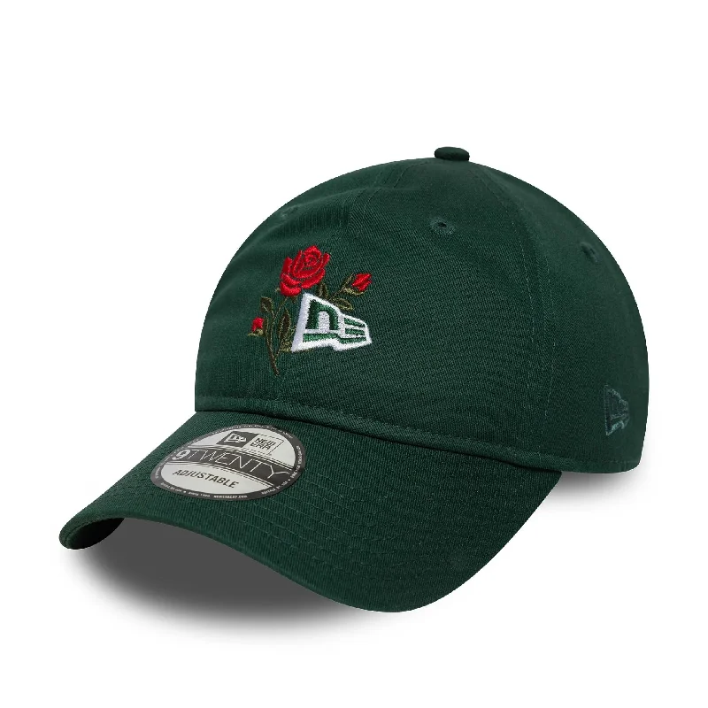 New Era Rose Icon Dark Green 9TWENTY Adjustable Cap